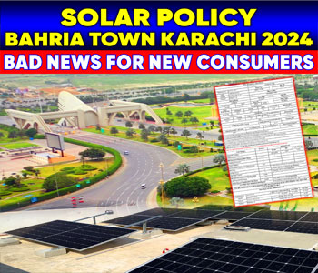 solar policy bahria town karachi